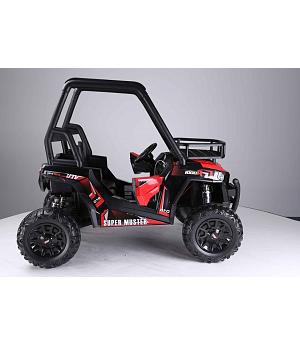 VENTA Buggy-Monster 24v, 2 motores, Ruedas de goma, ROJO, MANDO RC - LE7469